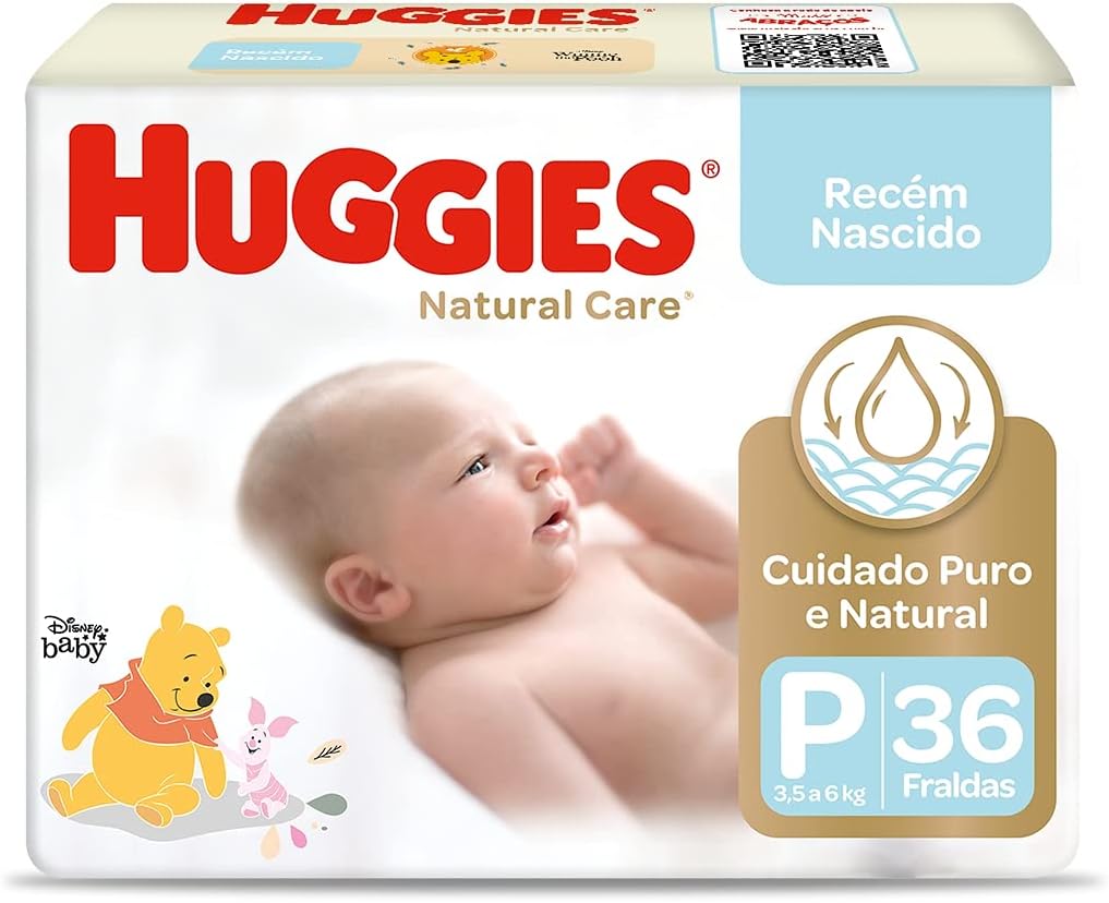 Fralda Huggies Natural Care