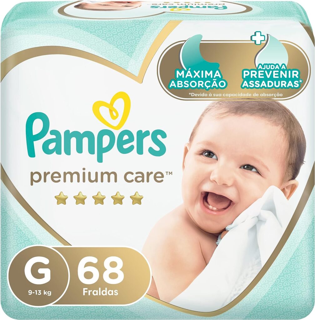 Fralda Pampers Premium Care