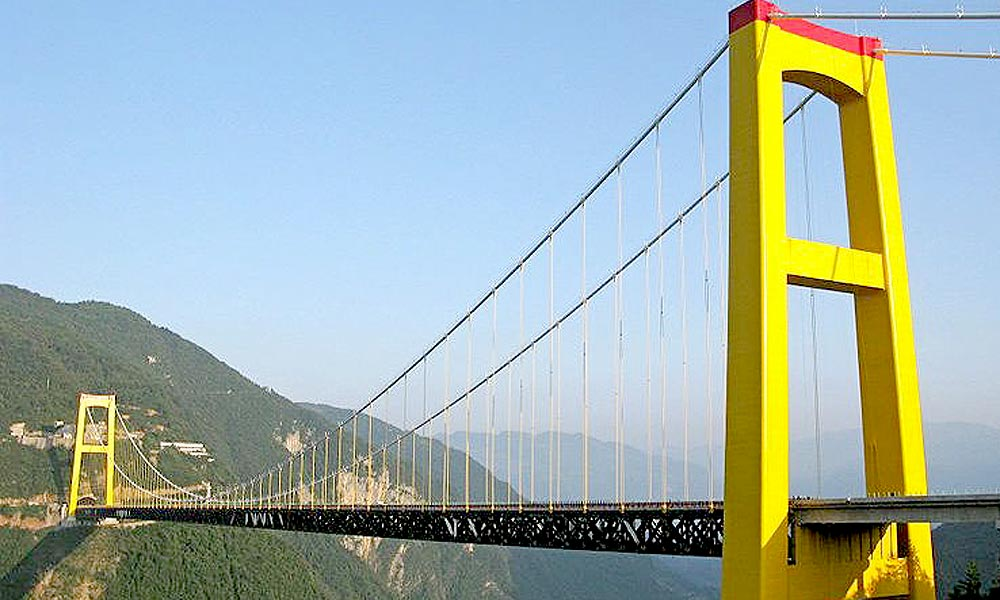 Ponte do Rio Sidu, 496 metros, China
