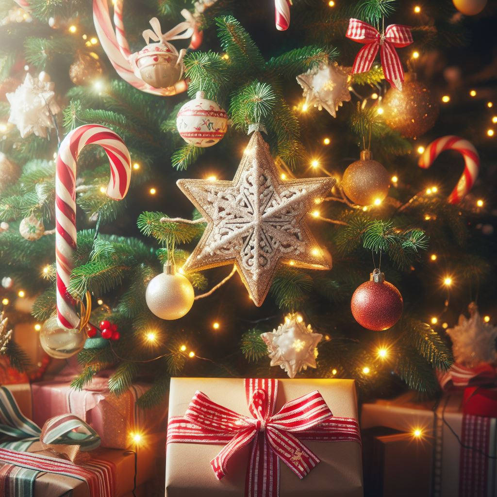 Árvore de Natal dourada: glamour e brilho na decoração natalina