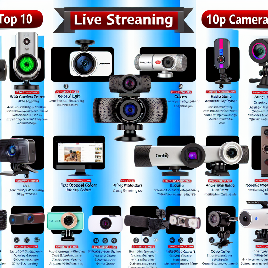 Procurando uma boa câmera para live stream? Neste artigo confira muitas informações sobre esse produto para escolher o ideal e um ranking com as 10 melhores!