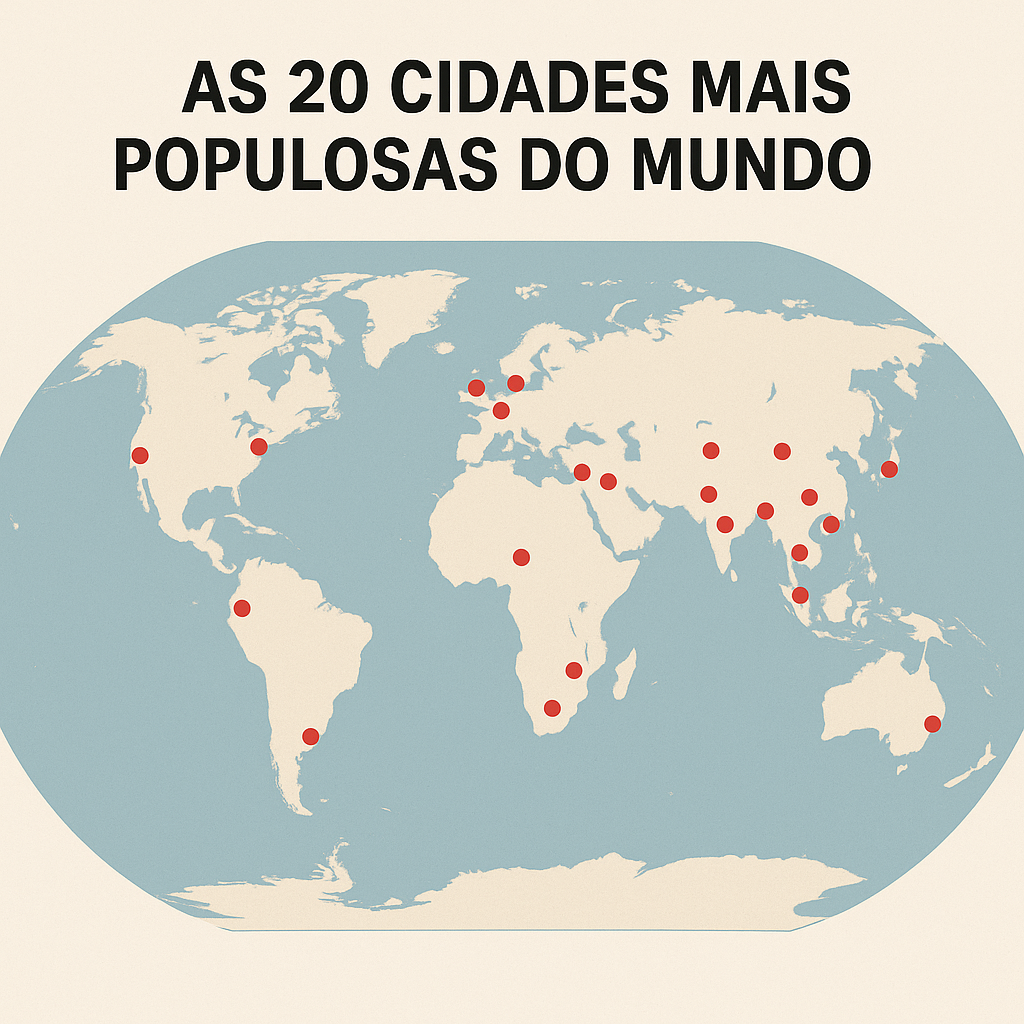 As 20 Cidades Mais Populosas do Mundo