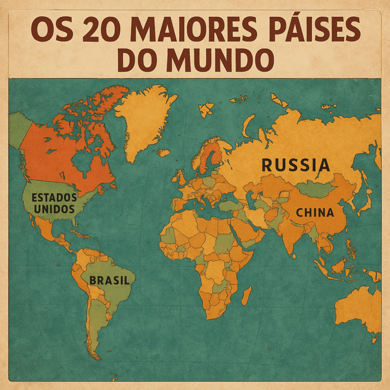 Os 20 Maiores Países do Mundo