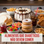 alimentos que diabéticos não podem comer