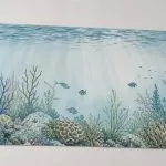 melhores adesivos de fundo mar